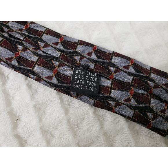 (F5) John Hill Executive Collection Men’s Neck Tie 100% Silk Made In Italy - Picture 5 of 6